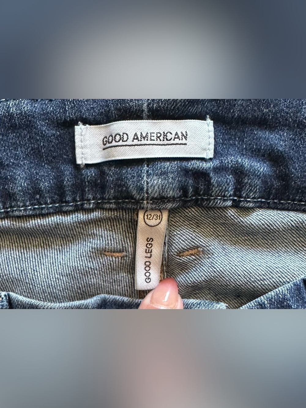 BOGO GUC SIZE 12 GOOD AMERICAN JEANS - Picture 5 of 6